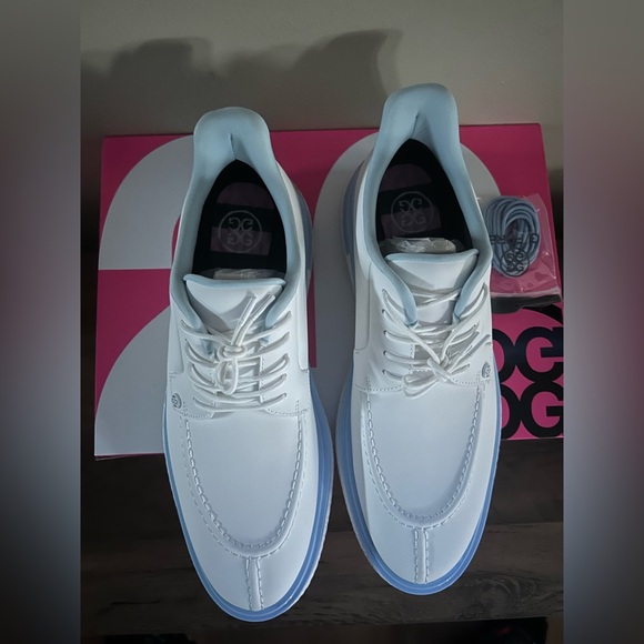 G/Fore Men’s Gallivan2r Split Toe Golf Shoes-White/Blue-Size 12 NIB⛳️ - Picture 8 of 12